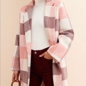 NWT SOLD OUT Anthropologie Linda plaid coat